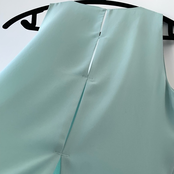 Babaton Maddox Back Slit Blouse - Baby Blue - Picture 6 of 9